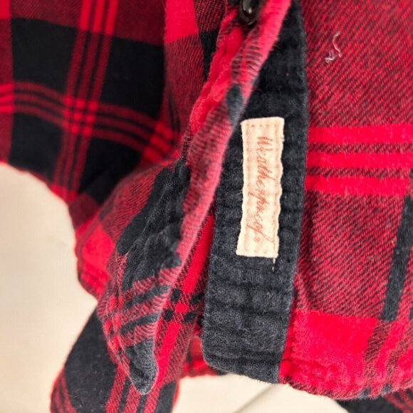 Weatherproof Vintage Cotton Flannel Plaid Button Up Women's XL Shirt - Picture 6 of 11